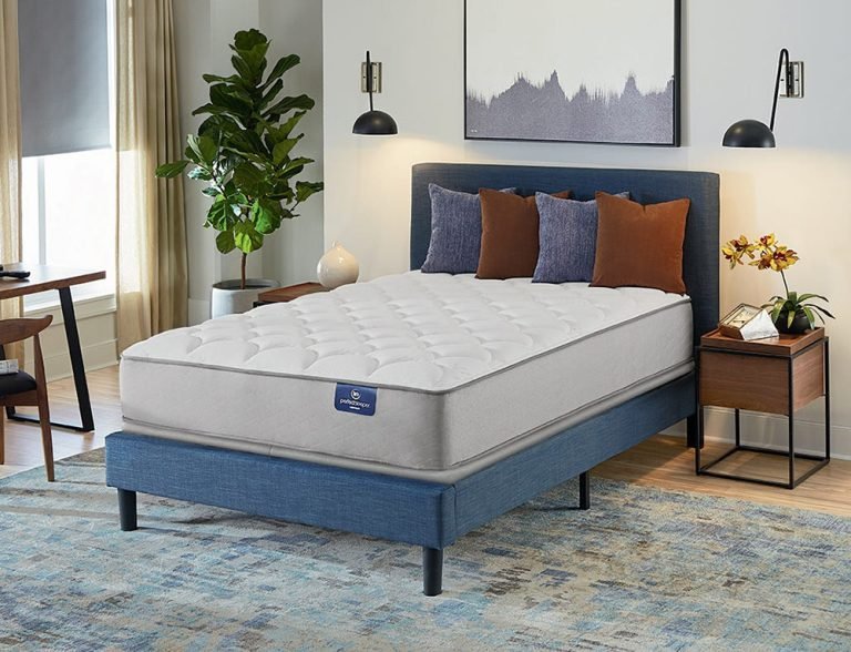 Mattress on a sturdy bed frame
